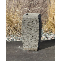 Thumbnail for Stoned Urn FNT2339 Ceramic Vase Complete Fountain Kit Vase Fountain Blue Thumb