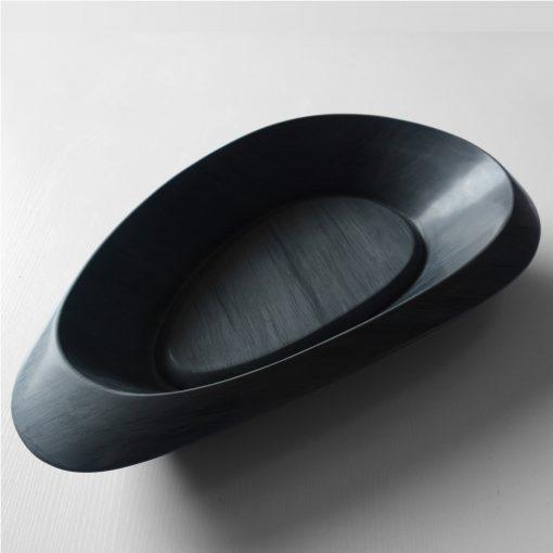 Eviva Pebble Stone 24 in. Blue Marble Vessel Sink Bathroom Vanity Eviva