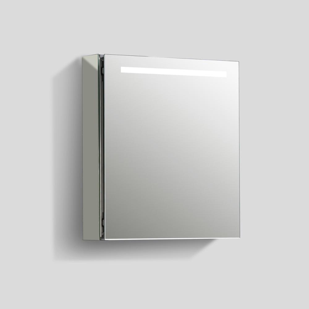 Eviva Lazy 24 inch all mirror wall mount/recessed medicine cabinet with LED lights Bathroom Vanity Eviva