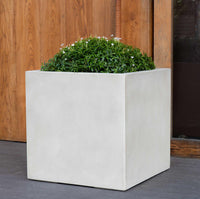 Thumbnail for Campania International Fiber Clay Farnley Planter Urn/Planter Campania International Ivory 28 x 28
