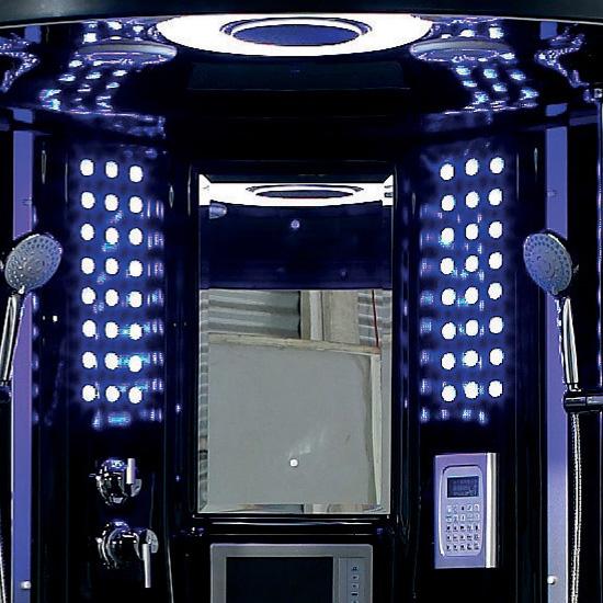 Maya Bath Florence-Black Steam Shower Steam Shower Maya Bath