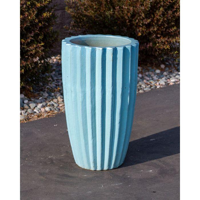 One of a Kind FNT3008 Ceramic Vase Complete Fountain Kit Vase Fountain Blue Thumb
