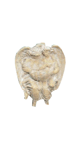 Double Angel Holy Water Cast Stone Outdoor Asian Collection Accessories Tuscan