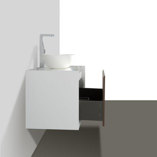 Eviva Santa Monica 36″ Wall Mount Bathroom Vanity w/ Solid Surface Sink Vanity Eviva