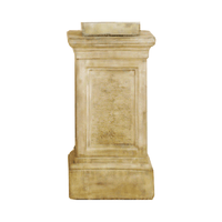 Thumbnail for Doria Pedatsal Cast Stone Outdoor Garden Planter Planter Tuscan