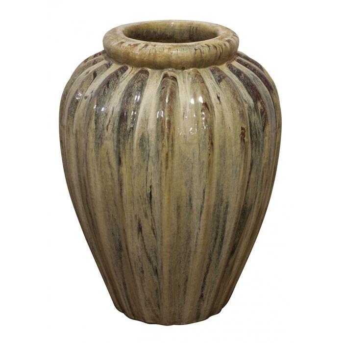 One of a Kind FNT3173 Ceramic Vase Complete Fountain Kit Vase Fountain Blue Thumb