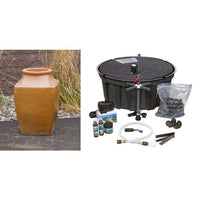 Thumbnail for One of a Kind FNT3366 Ceramic Vase Complete Fountain Kit Vase Fountain Blue Thumb