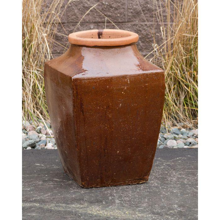 One of a Kind FNT3368 Ceramic Vase Complete Fountain Kit Vase Fountain Blue Thumb