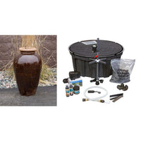 Thumbnail for Oil Jar FNT3378 Ceramic Vase Complete Fountain Kit Vase Fountain Blue Thumb