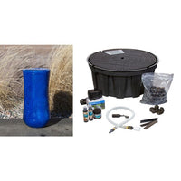 Thumbnail for Closed Top FNT3436 Ceramic Vase Complete Fountain Kit Vase Fountain Blue Thumb