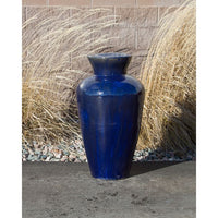 Thumbnail for Closed Top FNT3468 Ceramic Vase Complete Fountain Kit Vase Fountain Blue Thumb