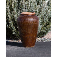 Thumbnail for Tuscany FNT3519 Ceramic Triple Vase Complete Fountain Kit Vase Fountain Blue Thumb