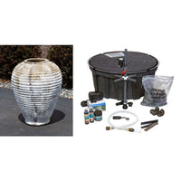 Thumbnail for Genova FNT3654 Ceramic Vase Complete Fountain Kit Vase Fountain Blue Thumb