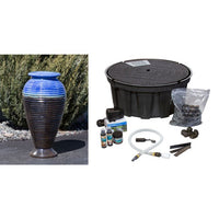 Thumbnail for Closed Top FNT3799 Ceramic Vase Complete Fountain Kit Vase Fountain Blue Thumb