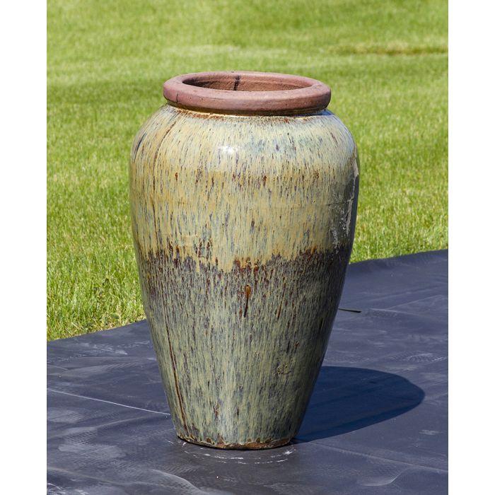 Tuscany FNT3858 Ceramic Triple Vase Complete Fountain Kit Vase Fountain Blue Thumb
