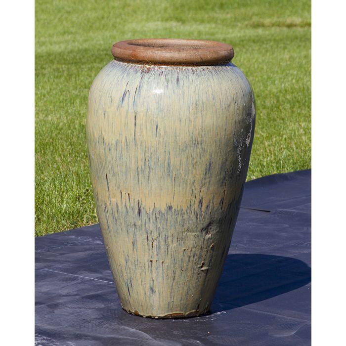 Tuscany FNT3861 Ceramic Triple Vase Complete Fountain Kit Vase Fountain Blue Thumb