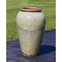 Thumbnail for Tuscany FNT3862 Ceramic Triple Vase Complete Fountain Kit Vase Fountain Blue Thumb