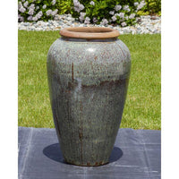 Thumbnail for Tuscany FNT3863 Ceramic Triple Vase Complete Fountain Kit Vase Fountain Blue Thumb