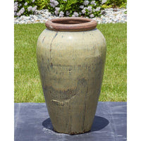 Thumbnail for Tuscany FNT3871 Ceramic Triple Vase Complete Fountain Kit Vase Fountain Blue Thumb