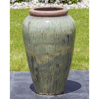 Thumbnail for Tuscany FNT3876 Ceramic Triple Vase Complete Fountain Kit Vase Fountain Blue Thumb