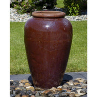 Thumbnail for Tuscany FNT3917 Ceramic Triple Vase Complete Fountain Kit Vase Fountain Blue Thumb