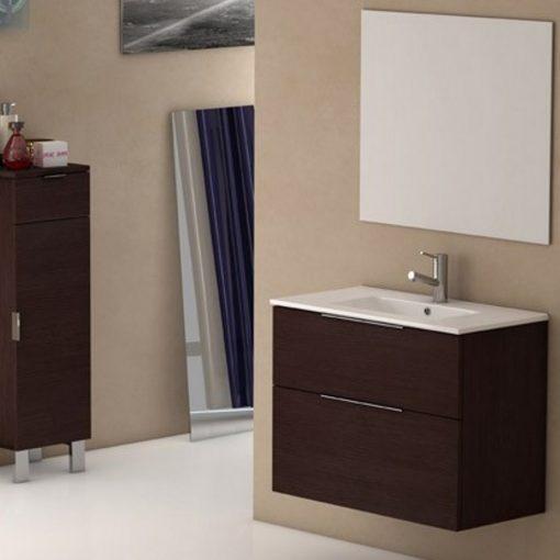 Eviva Galsaky 24″ Modern Bathroom Vanity Wall Mount with White Integrated Porcelain Sink Vanity Eviva 