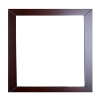 Thumbnail for Eviva New York Bathroom Vanity Mirror Full Frame 30X30 Wall Mount Wall Mirror Eviva Teak