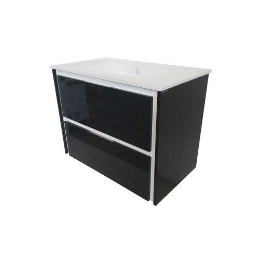 Eviva Luna 32″ Wallmount Bathroom Vanity with Integrated Porcelain Sink Vanity Eviva