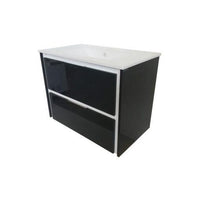 Thumbnail for Eviva Luna 32″ Wallmount Bathroom Vanity with Integrated Porcelain Sink Vanity Eviva