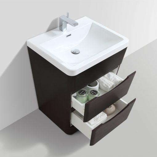 Eviva Victoria 32″ Modern Bathroom Vanity with White Integrated Acrylic Sink Vanity Eviva