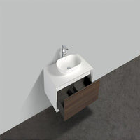 Thumbnail for Eviva Santa Monica 36″ Wall Mount Bathroom Vanity w/ Solid Surface Sink Vanity Eviva
