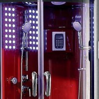 Thumbnail for Maya Bath Siena-Red-Left Steam Shower Steam Shower Maya Bath
