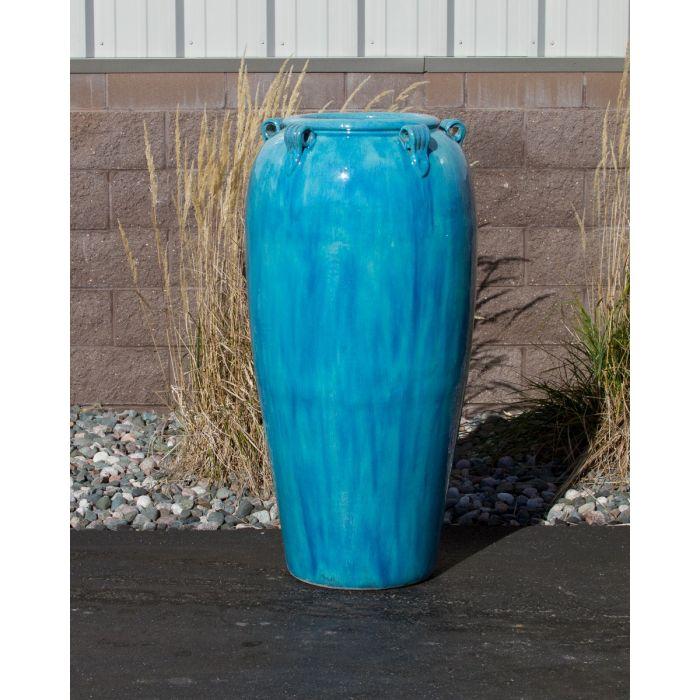 Amphora FNT40486 Ceramic Vase Complete Fountain Kit Vase Fountain Blue Thumb 
