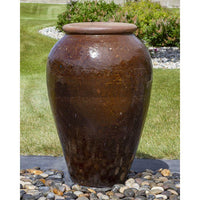 Thumbnail for Tuscany FNT40754 Ceramic Triple Vase Complete Fountain Kit Vase Fountain Blue Thumb