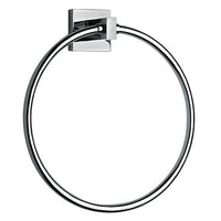 Thumbnail for Latoscana Square Towel Ring In A Chrome Finish towel rings Latoscana 