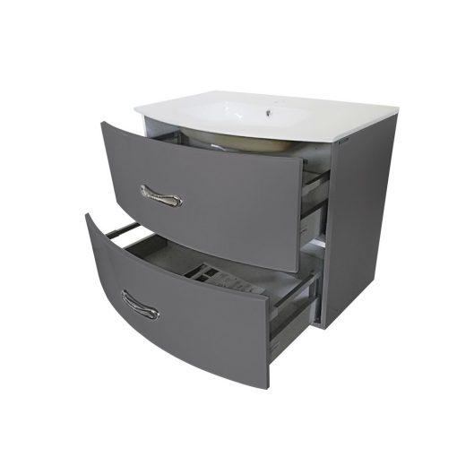 Eviva Bari 32″ Wall mount Bathroom Vanity with Integrated White Porcelain Sink Vanity Eviva