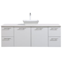Thumbnail for Eviva Luxury 60 Inch Single Sink Bathroom Vanity with Top Bathroom Vanity Eviva White