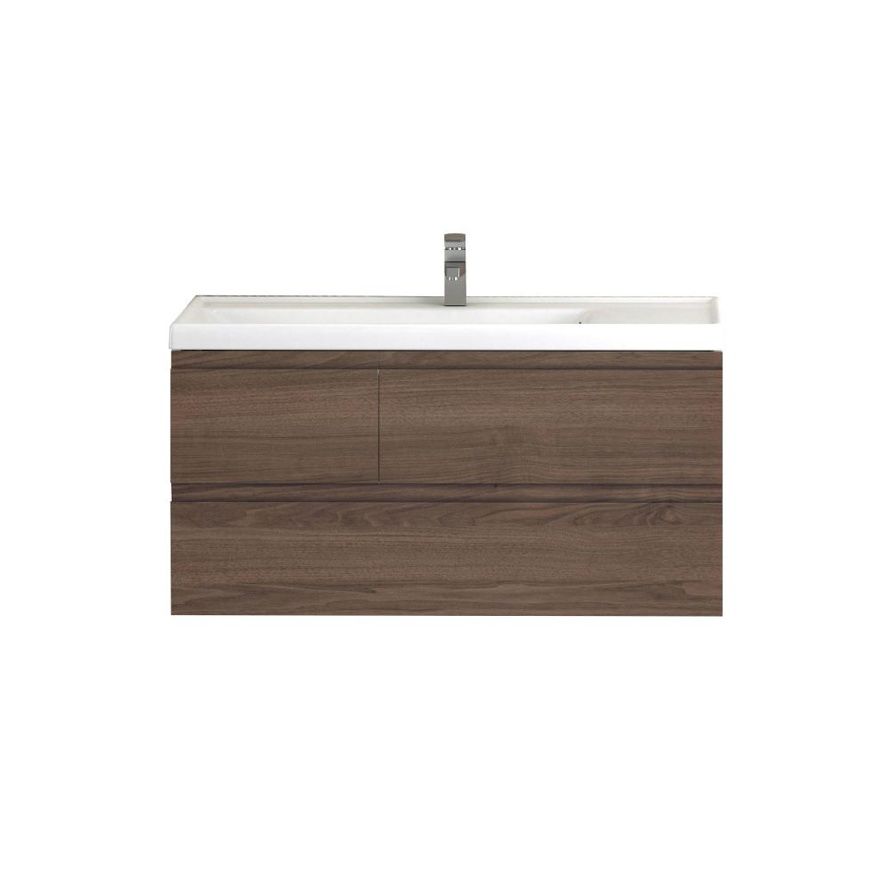 Eviva Roxy 39″ Natural Oak Vanity with Porcelain sink Vanity Eviva