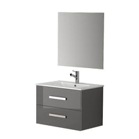 Thumbnail for Eviva Astoria® 28″ Modern Bathroom Vanity with White Integrated Porcelain Sink Vanity Eviva Grey