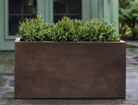 Thumbnail for Campania International Fiber Clay Sandal Planter 481818 - S/1 Urn/Planter Campania International Rust Lite