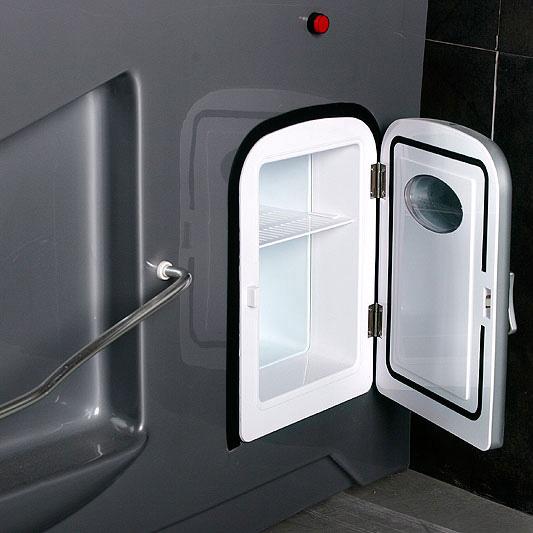 Maya Bath Siena-Gray-Left Steam Shower Steam Shower Maya Bath