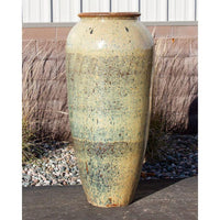 Thumbnail for Tuscany FNT50412 Ceramic Triple Vase Complete Fountain Kit Vase Fountain Blue Thumb