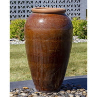Thumbnail for Tuscany FNT50479 Ceramic Triple Vase Complete Fountain Kit Vase Fountain Blue Thumb 