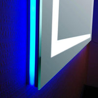 Thumbnail for Eviva EVMR52 Deco Piece Wall Mounted Lighted Bathroom Vanity, Backlit LED Mirror with Frame Lights Bathroom Vanity Eviva