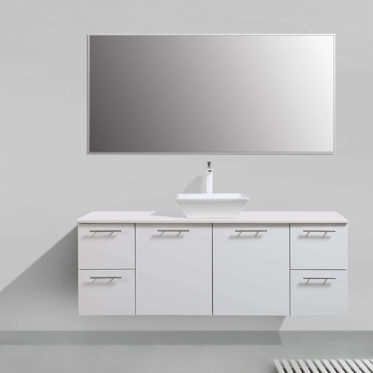 Eviva Luxury 60 Inch Single Sink Bathroom Vanity with Top Bathroom Vanity Eviva