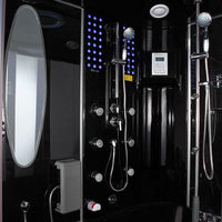 Thumbnail for Maya Bath Siena-Black-Left Steam Shower Steam Shower Maya Bath