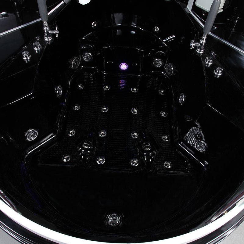 Maya Bath Florence-Black Steam Shower Steam Shower Maya Bath