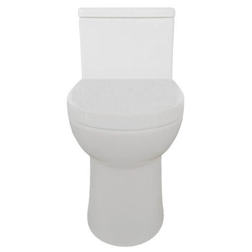 Eviva Standy® Elongated Cotton White One Piece Toilet with Soft Closing Seat Cover, High efficiency, Water Sense & CUPC certified with the united states plumbing standards Toilets Eviva