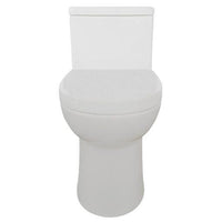 Thumbnail for Eviva Standy® Elongated Cotton White One Piece Toilet with Soft Closing Seat Cover, High efficiency, Water Sense & CUPC certified with the united states plumbing standards Toilets Eviva