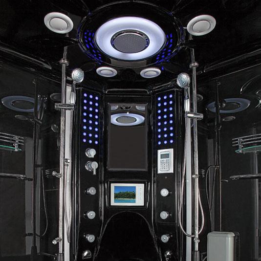 Maya Bath Valencia-Black Steam Shower Steam Shower Maya Bath